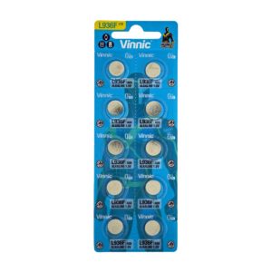Buttoncell Vinnic L936 AG9 Τεμ. 10 με Διάτρητη Συσκευασία