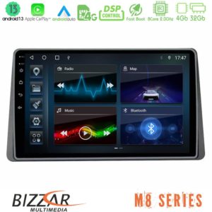 Bizzar m8 Series Dacia Duster 2019-≫ 8core Android13 4+32gb Navigation Multimedia Tablet 9 u-m8-Dc0628
