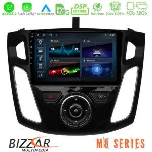 Bizzar m8 Series Ford Focus 2012-2018 8core Android13 4+32gb Navigation Multimedia Tablet 9 u-m8-Fd0044