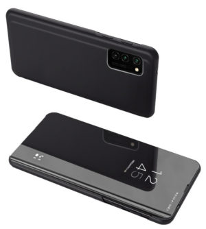 POWERTECH θήκη Clear View MOB-1642 για Samsung A72 5G, μαύρη