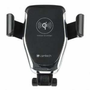 LAMTECH CAR PHONE HOLDER WITH QI WIRELESS CHARGER 10W