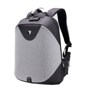 ARCTIC HUNTER τσάντα πλάτης B00208-DG με θήκη laptop 15.6, γκρι