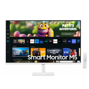SAMSUNG LS27CM501EUXDU HDR Smart Monitor 27 with Speakers & Remote (SAMLS27CM501EUXDU)