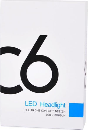 h7 c6 Autoline H7 LED Headlights C6 12V / 24V 2τμχ 14210