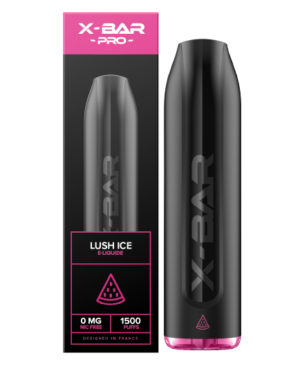 X BAR Disposable Lush Ice 1500puffs 0mg 4.5ml (καρπουζι)