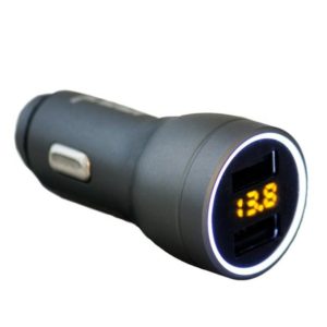 4-4 Connect 4-usb-vd2 Four Mobile 4-usb-vd2 car Charger With Voltage Display Άμεση Παράδοση