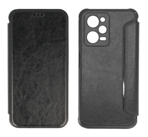 POWERTECH θήκη Razor Leather MOB-1914, Xiaomi Note 12 Pro/X5 Pro, μαύρη