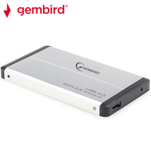 GEMBIRD USB 3.0 2.5 ENCLOSURE SILVER