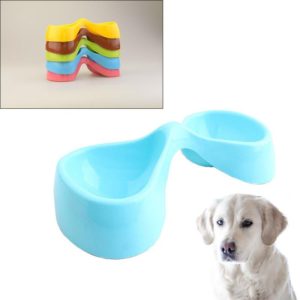 Διπλό πλαστικό μπολ ξηράς τροφής για κατοικίδια - OEM21704 Pet Feeding Bowl