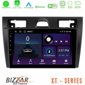 Bizzar xt Series Ford Fiesta/fusion 4core Android12 2+32gb Navigation Multimedia Tablet 9 u-xt-Fd990