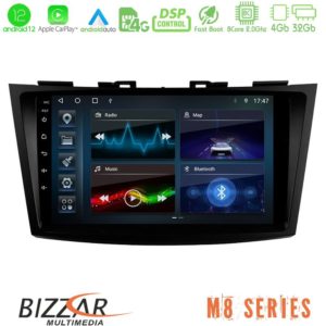 Bizzar m8 Series Suzuki Swift 2011-2016 8core Android13 4+32gb Navigation Multimedia Tablet 9 u-m8-Sz523