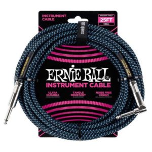 Ernie Ball 6060 Braided Black - Blue 7.60m