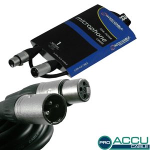 Accu-Cable AC-PRO-XMXF/1 Καλώδιο XLR-XLR 1m