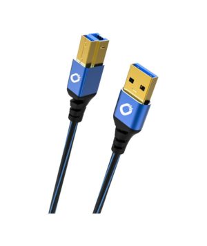 Oehlbach USB PLUS B3 Καλώδιο USB 3.0 Type A - Type B 0,5m Blue (Τεμάχιο)