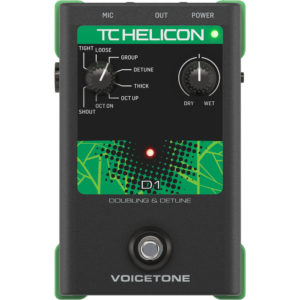 TC-Helicon VoiceTone D1 Vocal Processor Pedal