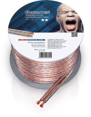 Oehlbach Speaker Wire SP-40 Καλώδιο Ηχείων 2 x 4 mm² 10m (Τεμάχιο)