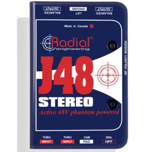 RADIAL J-48-Stereo Active DI Box Stereo