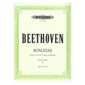 Edition Peters Beethoven - Violin Sonatas Vol.2 Βιβλίο για Πιάνο και Βιολί