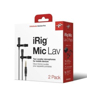 IK Multimedia iRig Mic Lav 2-Pack Σετ 2 πυκνωτικών μικροφώνων