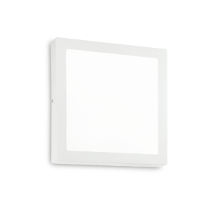 Φωτιστικό τοίχου λευκό 230V LED 25W 1400Lm 3000K UNIVERSAL D30 SQUARE 138657 IDEAL LUX