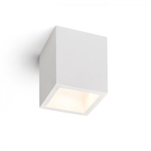Φωτιστικό οροφής λευκό γύψινο 230V 1xGU10 JACK SQ R11957 RENDL