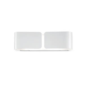 Φωτιστικό τοίχου λευκό 230V 2xE27 CLIP AP2 SMALL BIANCO 014166 IDEAL LUX