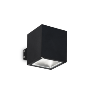 Φωτιστικό τοίχου μαύρο 230V 1xG9 SNIF AP1 SQUARE NERO 123080 IDEAL LUX