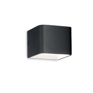 Φωτιστικό τοίχου μαύρο 230V LED 6W 360Lm 3000K CLICK AP D10 NERO 243191 IDEAL LUX