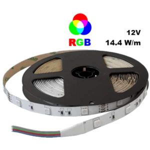 Ταινία led RGB 5m 12VDC 14.4w/m μη στεγανή IP20 50-0032 ΤΩRA CUBALUX