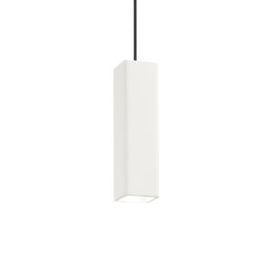 Φωτιστικό κρεμαστό λευκό 230V 1xGU10 OAK SP1 SQUARE BIANCO 150666 IDEAL LUX