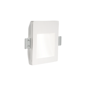 Φωτιστικό γύψινο χωνευτό σποτ τοίχου λευκό LED 230V 1W 3000Κ WALKY-1 249810 IDEAL LUX