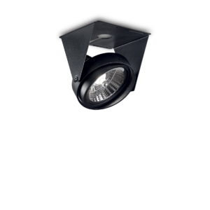 Φωτιστικό οροφής μαύρο 230V 1xGU10 CHANNEL D14 203140 IDEAL LUX