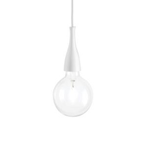 Φωτιστικό κρεμαστό λευκό 230V 1xE27 MINIMAL SP1 BIANCO 009360 IDEAL LUX