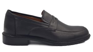 Ανδρικό Δερμάτινο Μοκασίνι Leder Shoes - 701 - Μαύρο