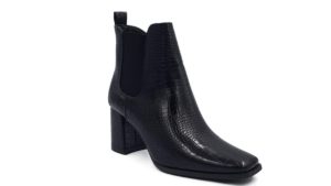 Γυναικεία Μποτάκια Leder Shoes - S12AX1216 - Μαύρο