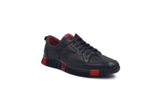 Ανδρικά Δερμάτινα Leder Shoes - 411 - Μαύρο