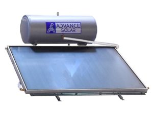 Ηλιακός θερμοσίφωνας χαμηλού ύψους ADVANCE EVO 160lt/2.5m2 glass τριπλής ενεργείας