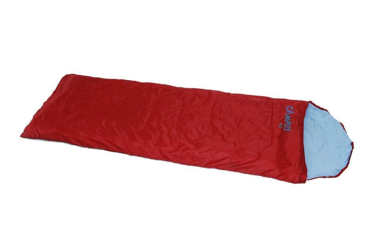 Υπνόσακος με μαξιλάρι κόκκινο campus Slimlight 75x220cm 3-4 εποχών
