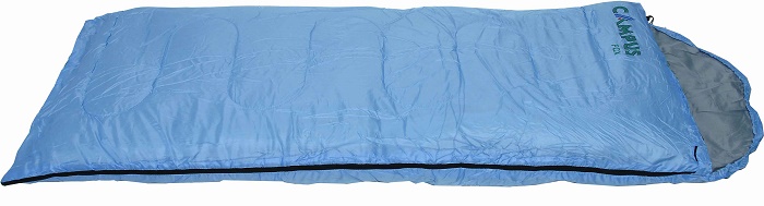 Υπνόσακος με μαξιλάρι campus FOX γαλάζιο 75x220cm