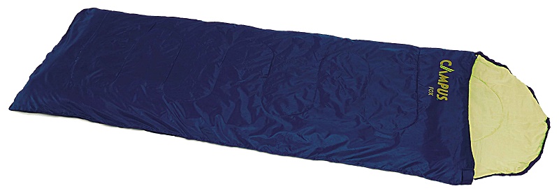 Υπνόσακος με μαξιλάρι μπλε campus Slimlight 75x220cm 3-4 εποχών