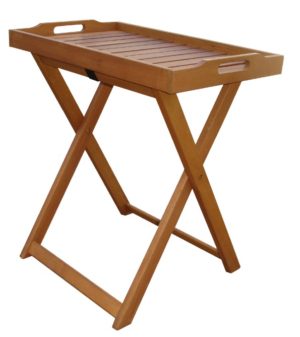 Τραπέζι-δίσκος ξύλινος MERANTI VELCO