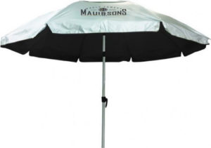 Ομπρέλα Maui & Sons μαύρη διαμέτρου 2.20m με προστασία UPF50+