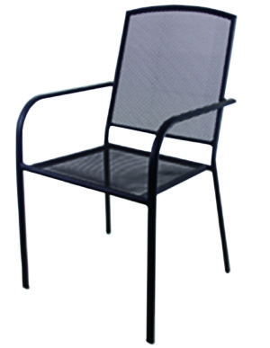 Καρέκλα κήπου-βεράντας μεταλλική διάτρητη 61x56x89cm