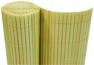 Καλαμωτή από PVC απομίμηση καλαμιού διπλής όψης 12mm σε διαστάσεις 1,5x3 μέτρα