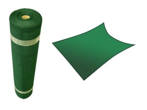 Πανί σκίασης HDPE πράσινο βάρους 190gr/m2 σε ρολό με πλάτος 2m και μήκος 5 για εφαρμογές σκίασης