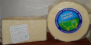 Traditional cheese from Paros