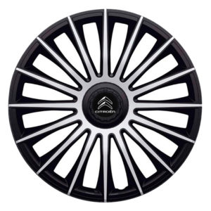 Τάσια Austin Silver/Black 16 με σήμα Citroen 4τμχ