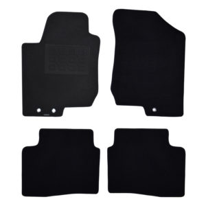 Πατάκια δαπέδου μοκέτας Superior μαύρα για Hyundai i30 I (facelift) / Kia Ceed I (facelift) 4τμχ