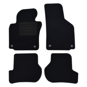 Πατάκια δαπέδου μοκέτας Standard μαύρα για Volkswagen Golf (V/VI) / Jetta (V) 4τμχ