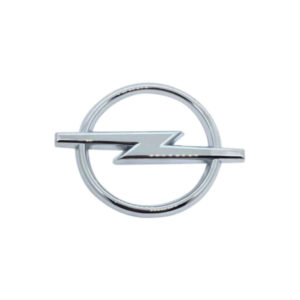 Σήμα Opel 80mm x 100mm 3D αυτοκόλλητο χρωμίου 1τμχ